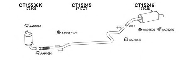 VENEPORTE 150294 Exhaust System